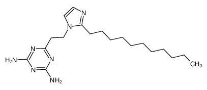 2,4-二氨基-6-[2-(2-十一烷基-1-咪唑基)乙基]-1,3,5-三嗪