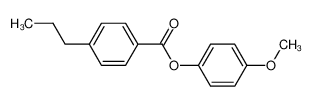 4-丙基苯甲酸对甲氧基苯酚酯