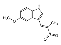 5-甲氧基-3-（2-硝基-顺-丙烯基）-吲哚