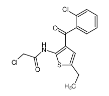 2-氯-N-(3-(2-氯苯甲酰基)-5-乙基噻吩-2-基)乙酰胺