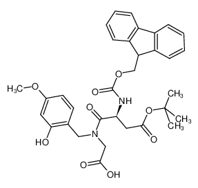 N-(芴甲氧羰基)-L-α-天冬氨酰-N-((2-羟基-4-甲氧基苯基)甲基)甘氨酸 1-叔丁酯