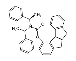 (11aS)-(-)-10，11，12，13-四氢二茚并[7，1-de:1'，7'-fg][1，3，2]二氧杂磷杂环辛二烯-5-双[(R)-1-苯基乙基]胺(S)-SIPHOS-PE