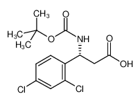 N-Boc-(R)-3-氨基-3-(2,4-二氯苯基)-丙酸