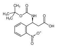(S)-3-((叔丁氧羰基)氨基)-3-(2-硝基苯基)丙酸