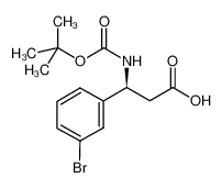 boc-(s)-3-氨基-3-(3-溴苯基)-丙酸