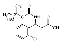 boc-(s)-3-氨基-3-(2-氯苯基)-丙酸