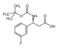 Boc-(S)-3-氨基-3-(3-氟-苯基)-丙酸