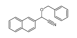 2-(2-Naphthyl)-2-(phenylmethoxy)-ethanenitrile