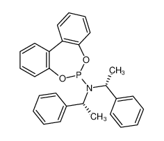N,N-双[[(1R)-(+)-苯乙基]二苯并[d,f][1,3,2]二氧膦杂环庚三烯-6-胺