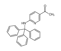 1-(6-(三苯甲基氨基)吡啶-3-基)乙酮