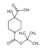 1-叔丁氧羰基氨基-4-羟基哌啶-4-甲酸