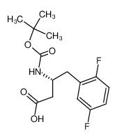 (R)-3-((叔丁氧羰基)氨基)-4-(2,5-二氟苯基)丁酸
