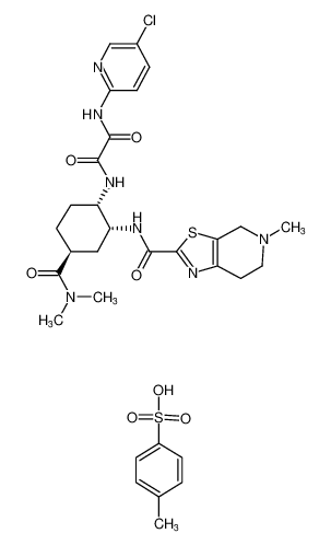 Edoxaban tosylate