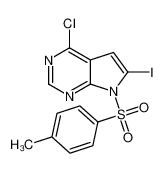 4-氯-6-碘-7-甲苯磺酰基-7H-吡咯并[2，3-d]嘧啶