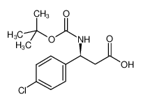 Boc-S-3-氨基-3-(4-氯-苯基)-丙酸