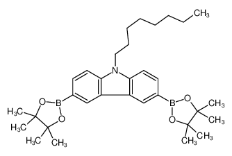 9-辛基-3,6-双(4,4,5,5-四甲基-1,3,2-二噁硼烷-2-基)-9H-咔唑