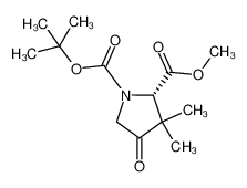 (S)-1-叔丁基 2-甲基 3,3-二甲基-4-氧代吡咯烷-1,2-二羧酸酯