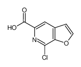 7-氯呋喃[2，3-c]吡啶-5-羧酸