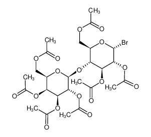 (2R,3S,4S,5R,6S)-2-(乙酰氧基甲基)-6-(((2R,3R,4S,5R,6R)-4,5-二乙酰氧基-2-(乙酰氧基甲基)-6-溴四氢-2H-吡喃-3-基)氧基)四氢-2H-吡喃-3,4,5-三基 三乙酸酯