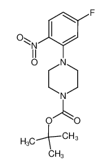 tert-Butyl 4-(5-fluoro-2-nitrophenyl)-piperazine-1-carboxylate