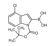 1-BOC-4-氯吲哚-2-硼酸
