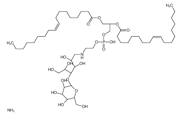 1,2-dioleoyl-sn-glycero-3-phosphoethanolamine-N-lactosyl (ammonium salt)