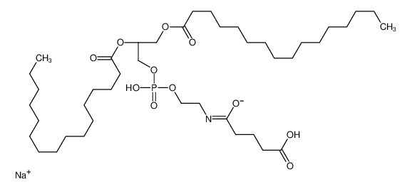 1,2-dipalmitoyl-sn-glycero-3-phosphoethanolamine-N-(glutaryl) (sodium salt)