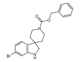 6-溴螺[吲哚-3,4'-哌啶]-1'-羧酸苄酯