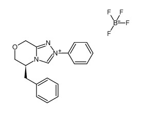 (S)-5-苄基-2-苯基-2,5,6,8-四氢-[1,2,4]三唑并[3,4-c][1,4]恶嗪-4-鎓四氟硼酸盐