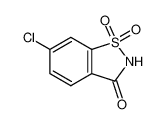 6-氯苯并[d]异噻唑-3(2H)-酮1，1-二氧化物