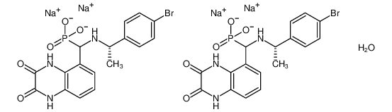 ((((S)-1-(4-溴苯基)乙基)氨基)(2,3-二氧代-1,2,3,4-四氢喹喔啉-5-基)甲基)膦酸