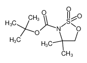 4，4-二甲基-1，2，3-氧硫氮杂环戊烷-3-羧酸叔丁酯 2，2-二氧化物
