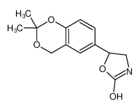 (R)-5-(2,2-二甲基-4H-苯并[d] [1,3]二氧杂环己烯-6-基)恶唑烷-2-酮