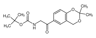 N-(2-(2，2-二甲基-4H-1，3-苯并二恶英-6-基)-2-氧代乙基)氨基甲酸叔丁酯