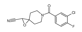 6-(3-氯-4-氟苯甲酰)-1-氧杂-6-氮杂螺[2.5]辛烷-2-甲腈