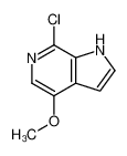 7-氯-4-甲氧基-1H-吡咯并[2，3-c]吡啶