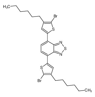 4,7-双(5-溴-4-己基噻吩-2-基)苯并[c][1,2,5]噻二唑