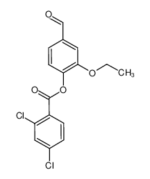 2-乙氧基-4-甲酰基苯基 2,4-二氯苯甲酸酯