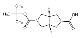 rel-(3aR,5r,6aS)-2-(叔丁氧基羰基)八氢环戊二烯并[c]吡咯-5-甲酸