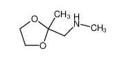 N-甲基-1-(2-甲基-1，3-二氧戊环-2-基)甲胺