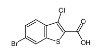 6-溴-3-氯苯并[b]噻吩-2-羧酸