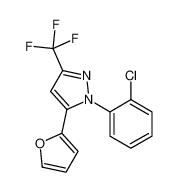 1-(2-氯苯基)-5-(呋喃-2-基)-3-(三氟甲基)-1H-吡唑