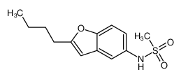 2-丁基-5-[甲磺酰胺基]苯并呋喃