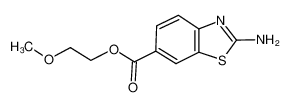 2-甲氧乙基-2-氨基苯并噻唑-6-甲酯