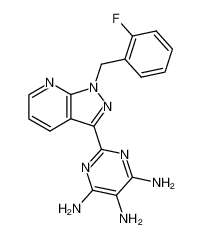 2-(1-(2-氟苄基)-1H-吡唑并[3,4-b]吡啶-3-基)嘧啶-4,5,6-三胺