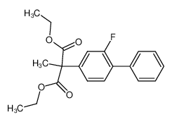 Diethyl 2-[2-fluro-4-biphenyl-4-yl]-2 methylmalonate