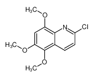 2-氯5，6，8-三甲氧基喹啉