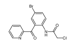 N-[4-溴-2-(2-吡啶甲酰基)苯基]-2-氯乙酰胺