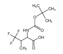 2-((叔丁氧羰基)氨基)-4,4,4-三氟-3-甲基丁酸