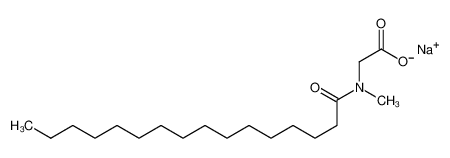 N-甲基-N-(1-氧代十六烷基)氨基乙酸钠